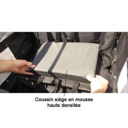 Coussin de rehausse pour remorque à vélo