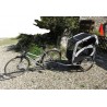 Remorque à vélo Samax ou Durca adaptée avec fixation vélo