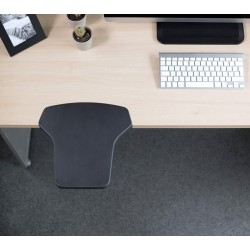 Repose-bras JUMBOREST ergonomique noir amovible, pour plateau de bureau ou poste informatique