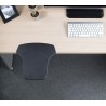 Repose-bras JUMBOREST ergonomique noir amovible, pour plateau de bureau ou poste informatique