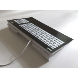 Guide doigt sur mesure pour clavier avec montage sur socle incliné