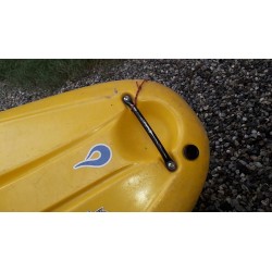 Installation de l'adaptateur sur un kayak liquidlogic