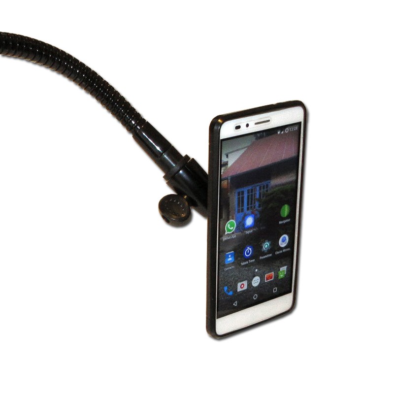 Support aimanté de smartphone ou téléphone portable sur flexible pour bureau ou fauteuil roulant. Support aimanté de smartphone ou téléphone portable sur flexible pour bureau ou fauteuil roulant.