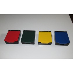 Différentes couleurs disponibles pour les contacteurs