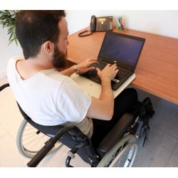 Mini tablette amovible JUMBOREST MINI ACCESS pour handicapé adaptable sur table ou bureau sans fixation