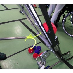 Embout de Boccia pour déclencher le tir de la balle par poussée