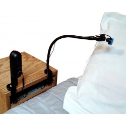 Système d'appel vidéo sur flexible pour le lit