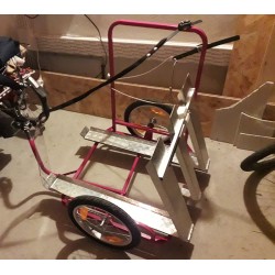 remorque pour fauteuil roulant manuel à vide