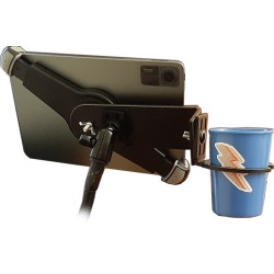 Support double pour tablette tactile et verre