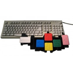 Adaptateur de clavier d'ordinateur pour élargir les touches