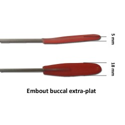 Embout buccal extra-plat