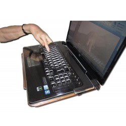 Guide-doigt sur mesure pour clavier, Guide doigts sur clavier d'ordinateur portable