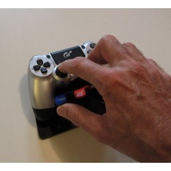 Manette de jeu vidéo PS4 modifiée pour pouvoir jouer avec une seule main
