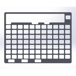 Guide doigt pour tablette tactile sur mesure pour écran Proloquo