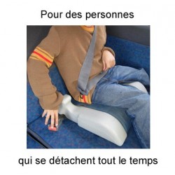 Securiseat pour empêcher les enfants de se détacher en voiture.