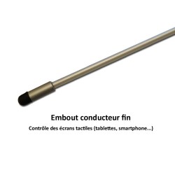 Embout conducteur taille mini pour le pilotage des écrans tactiles