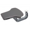 Repose-bras jumborest noir avec coussin de confort