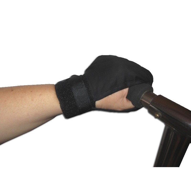 Gant de maintien de la main autour d'un guidon pour hémiplégie ou faiblesse musculaire